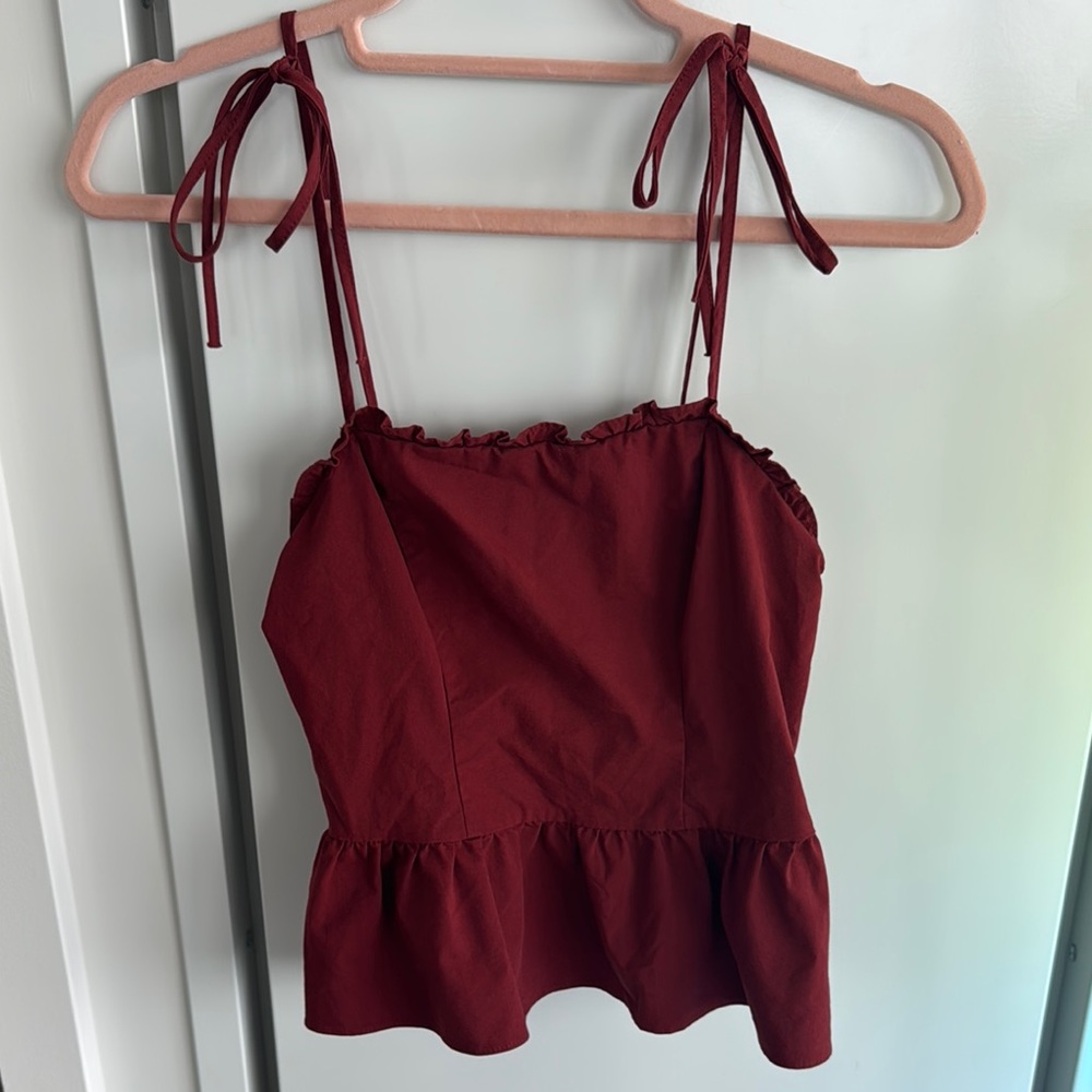 Express Burgundy Top